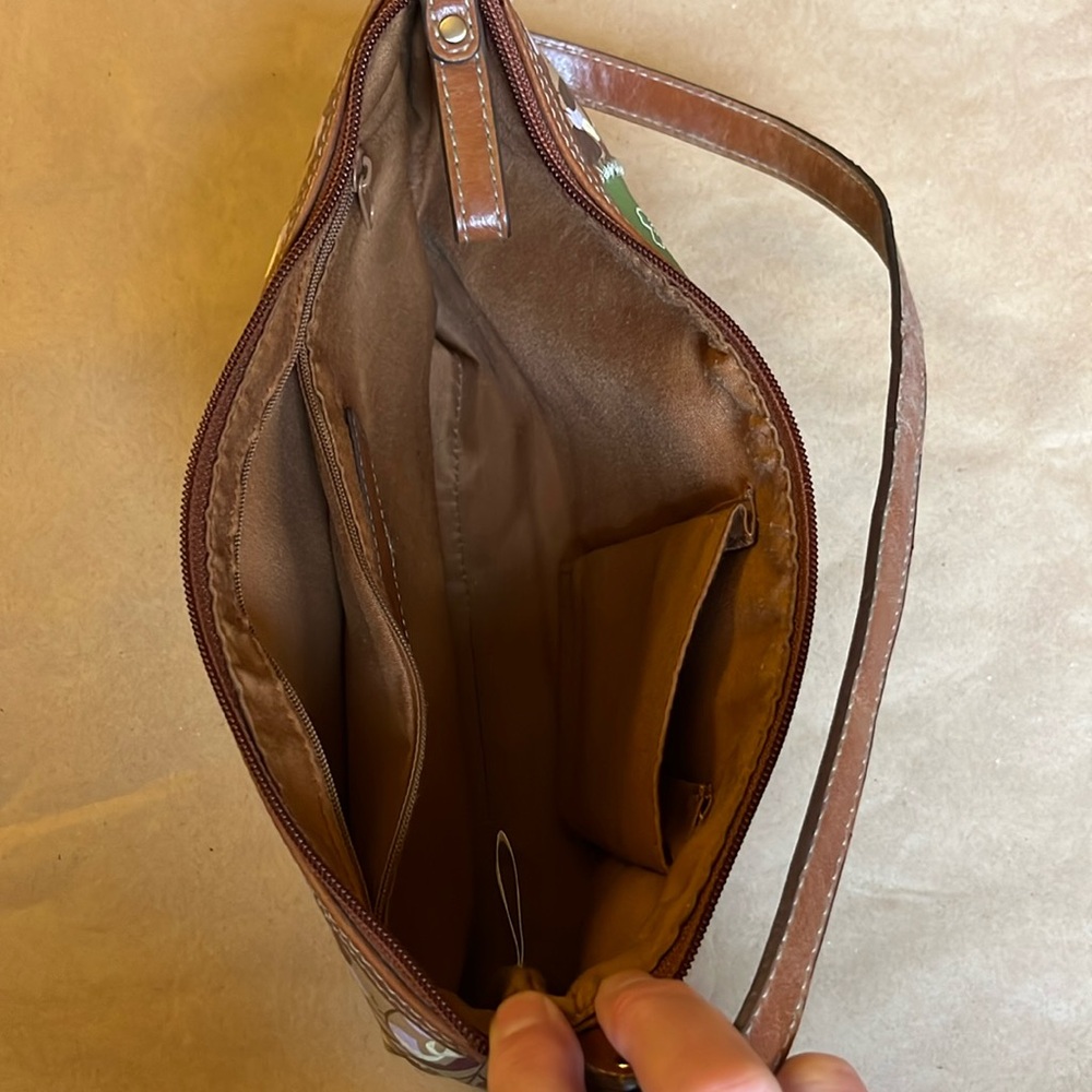 Relic Shoulder Bag Patchwork Mixed Prints & Brown - image 7